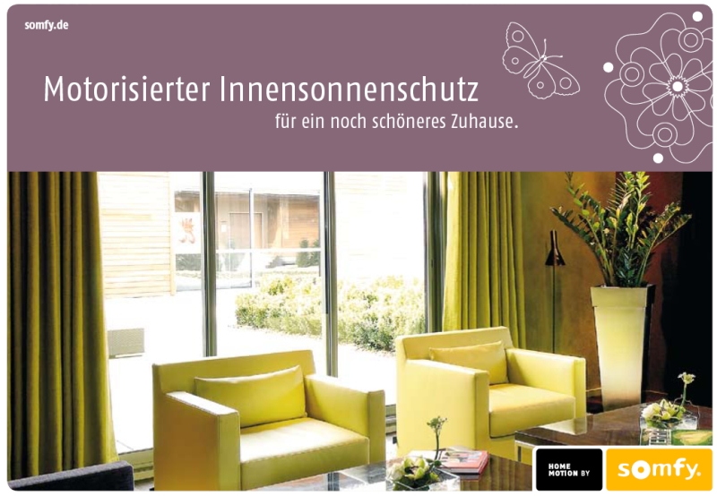 Motorisierter Innensonnenschutz