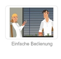 Einfache Bedienung von Sonnenschutz